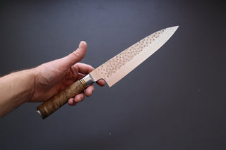 Takeshi Saji R2 Quince Handle Gyuto 210mm - Thecooksedge
