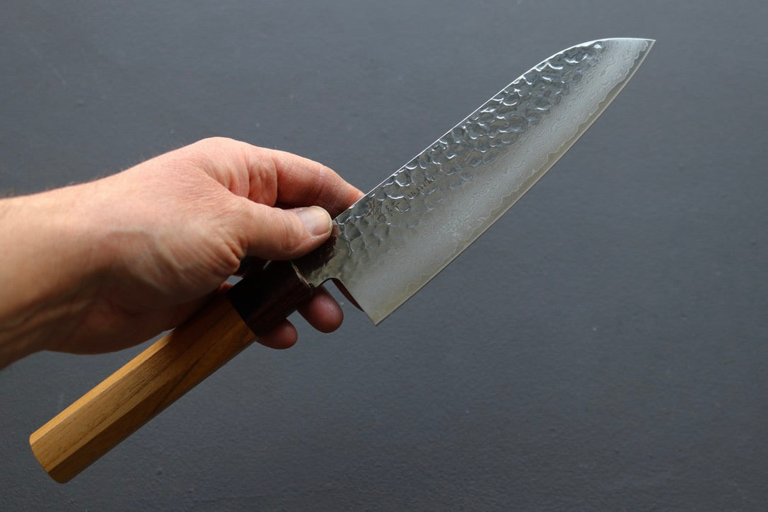 Sakai Takayuki 33 Layer Damascus Wa Santoku 170mm - Thecooksedge