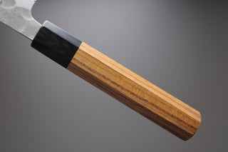 Hatsukokoro Inazuma AS Damascus Petty 150mm - Thecooksedge