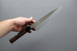 Hatsukokoro Shirasagi Single Bevel Gyuto 240mm - Thecooksedge