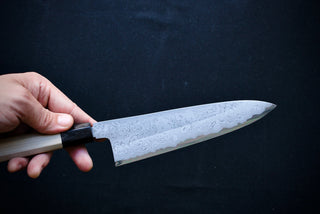 Yoshikazu Tanaka White#1 Damascus Gyuto 210mm - Thecooksedge
