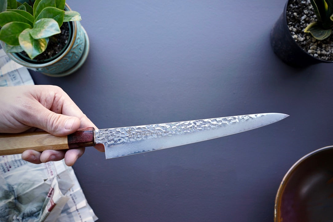 Sakai Takayuki 33 Layer Wa-Sujihiki 240mm - Thecooksedge