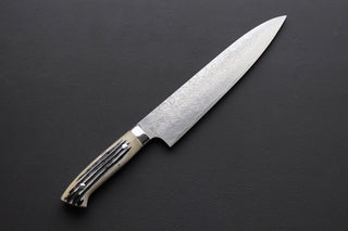 Takeshi Saji R2 Diamond Damascus Gyuto 240mm - Thecooksedge