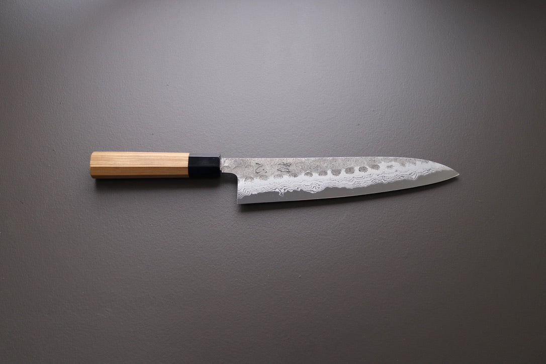 Hatsukokoro Inazuma AS Damascus Gyuto 240mm - Thecooksedge