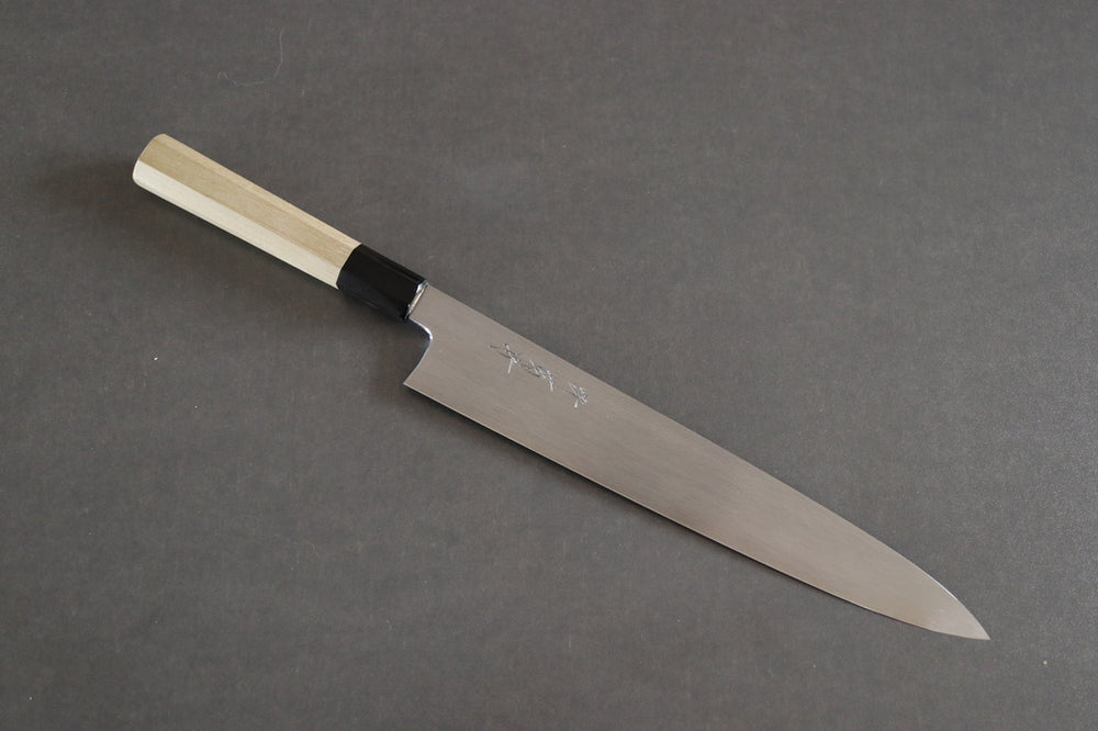 Sakai Kikumori Yoshikazu Tanaka Gokujyo sujihiki 270mm - Thecooksedge