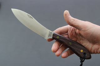 Grohmann #4 Survival Flat Grind W/Rosewood Handle - Thecooksedge