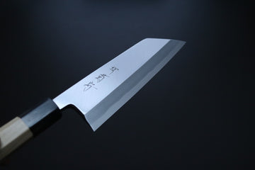 Sakai Kikumori x Yoshikazu Tanaka Gokujyo Kiritsuke Deba 165mm - Thecooksedge