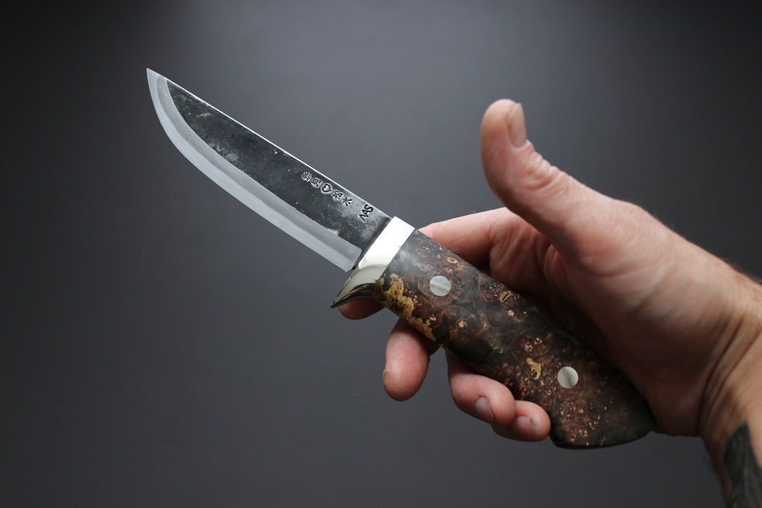 Takeda NAS Special Sheath hunting knife 120mm - Thecooksedge