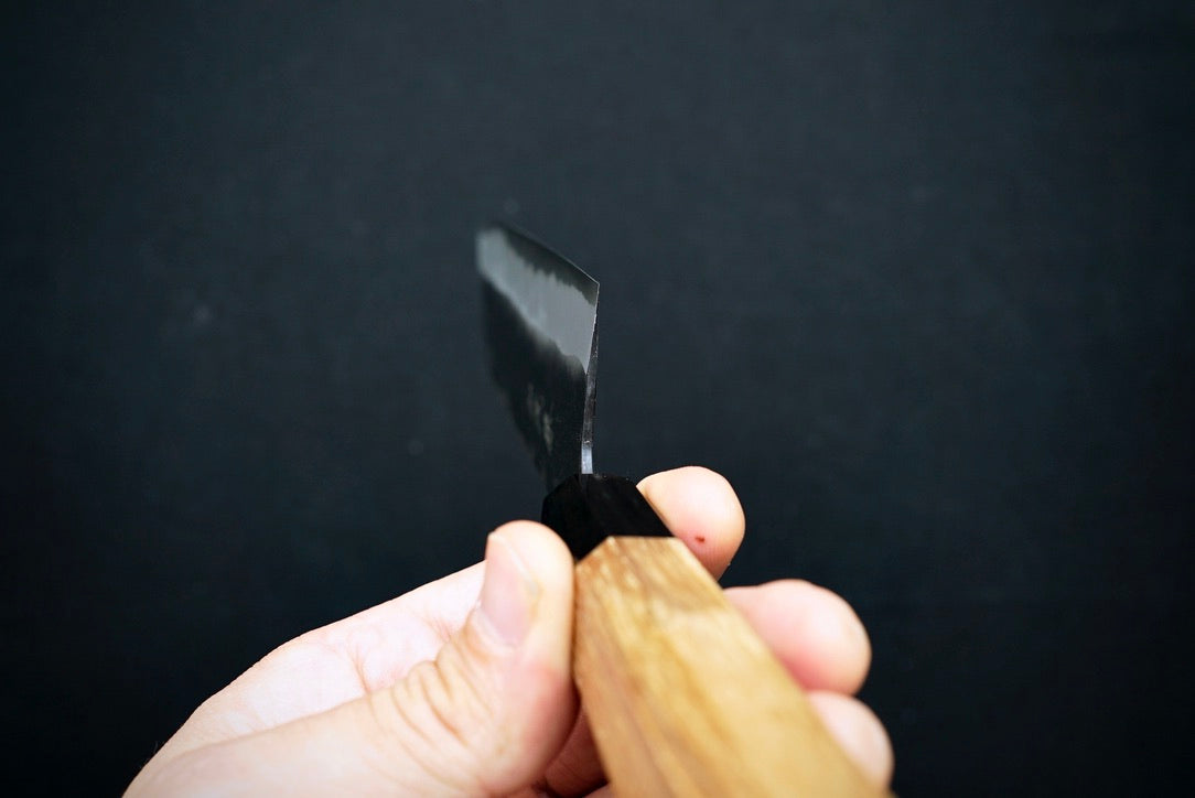 Shiro Kamo AS Kurouchi Kiritsuke Gyuto 210mm - Thecooksedge