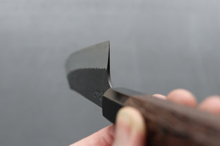 Nigara Hamono SG2 Kurouchi Tsuchime Bunka 180mm - Thecooksedge