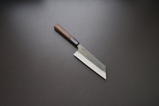 Nigara Hamono Kurouchi SG2 Nakiri 180mm - Thecooksedge