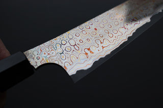Nigara Hamono Aogami #2 Rainbow Damascus Kiritsuke Gyuto 240mm - Thecooksedge