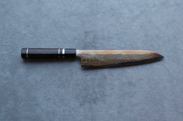 Nigara Hamono Aogami #2 Rainbow Damascus Gyuto 240mm - Thecooksedge