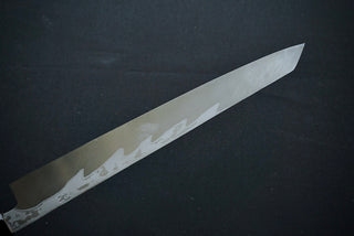 Sakai Kikumori White#1 Damascus Kiritsuke Yanagiba 300mm - Thecooksedge