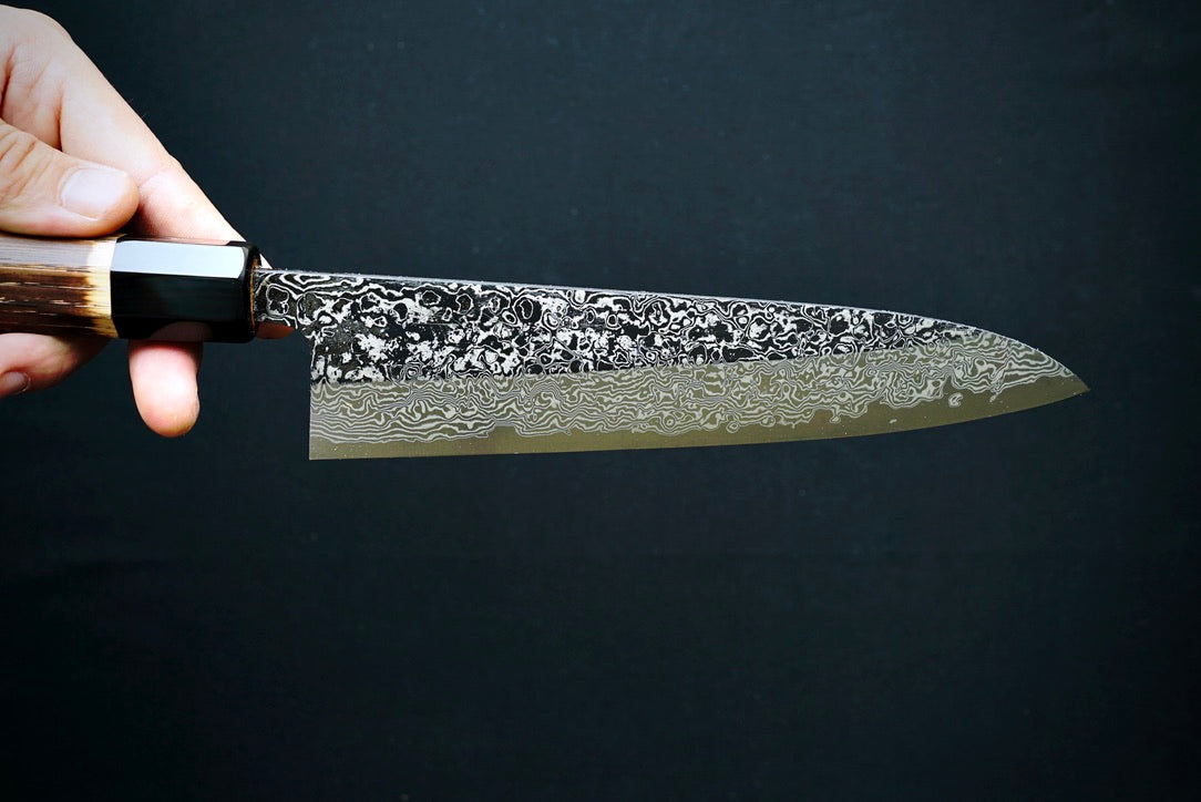 Kurouchi SLD Damascus Gyuto 210mm - Thecooksedge