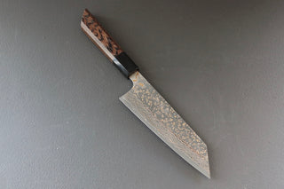 Takeshi Saji VG10 Damascus Bunka 165mm - Thecooksedge