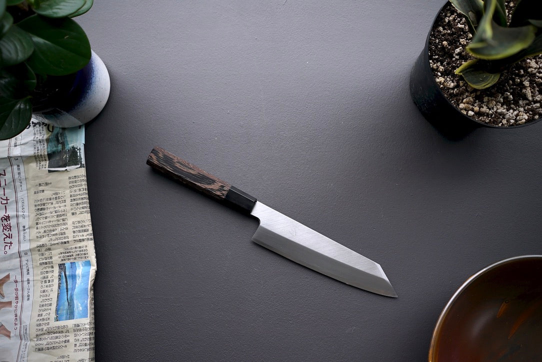 Hatsukokoro Shirasagi Single Bevel Kiritsuke 195mm - Thecooksedge