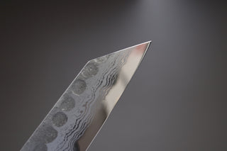 Hatsukokoro Inazuma AS Damascus Kiritsuke 240mm - Thecooksedge