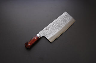 Sakai Takayuki 33 Layer Damascus Chinese cleaver - Thecooksedge