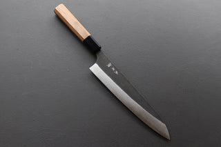 Yoshimi Kato Damascus Kurouchi AS Gyuto 210mm - Thecooksedge