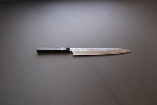 Yauji Yoshihiro Damascus Yanagiba 300mm - Thecooksedge