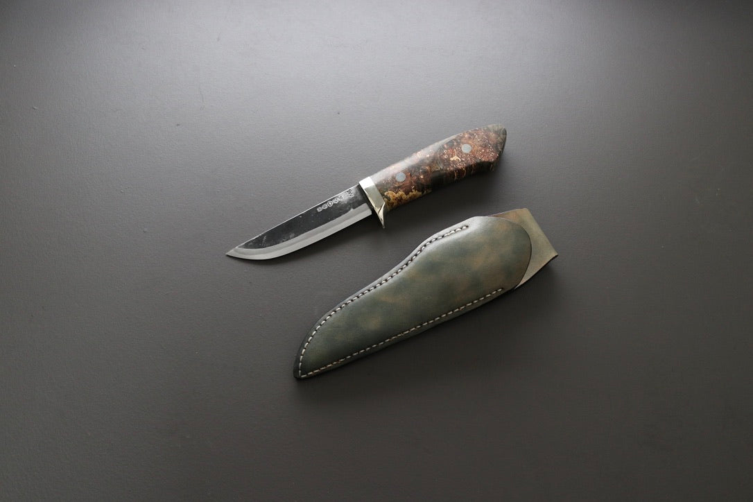 Takeda NAS Special Sheath hunting knife 120mm - Thecooksedge