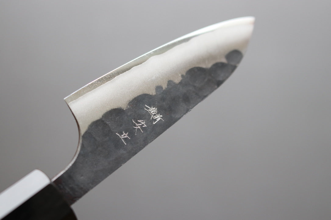 Anryu AS Kurouchi Tsuchime Petty 75mm - Thecooksedge
