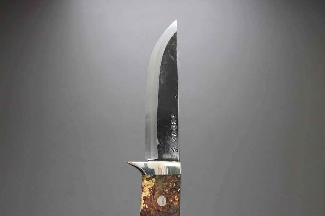 Takeda NAS Special Sheath hunting knife 120mm - Thecooksedge