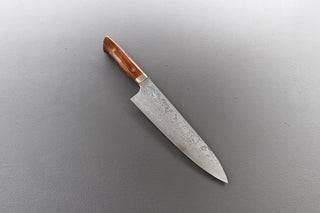 Yoshihiro Yauji Blue #2 Damascus Gyuto 210mm - Thecooksedge