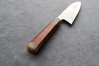Hatsukokoro White#2 Damascus Santoku - Thecooksedge