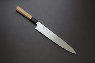 Sakai Kikumori Yoshikazu Tanaka Gokujyo Sujihiki 240mm - Thecooksedge