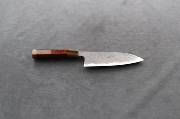 Hatsukokoro White#2 Damascus Santoku - Thecooksedge