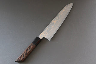 Takeshi Saji VG10 Damascus Gyuto 210mm - Thecooksedge