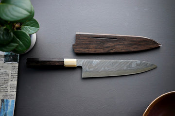 Shoichi Hashimoto Yuzan Damascus Gyuto 240mm - Thecooksedge