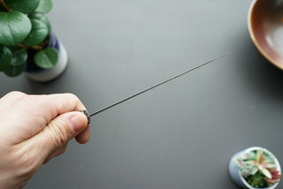 Hatsukokoro Sunaarashi Kurozome Damascus Petty 150mm - Thecooksedge