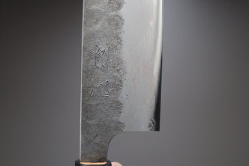 Hatsukokoro Inazuma AS Damascus Nakiri 165mm - Thecooksedge