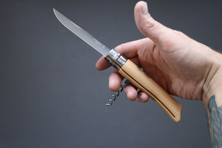 Opinel No.10 Corkscrew Folding Knife - Thecooksedge