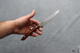 Takeshi Saji R2 Diamond Damascus Steak Knife - Thecooksedge