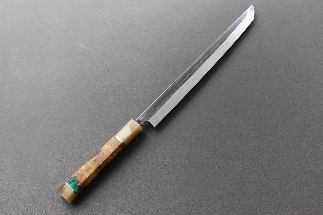 Satoshi Nakagawa Honyaki Sakimaru Yanagiba 270mm - Thecooksedge