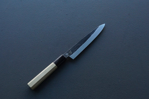 Sakai Kikumori Kikuzuki Kuro Petty 150mm - Thecooksedge