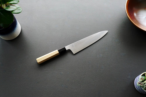 Kikuzuki Kasumi Gyuto 210mm - Thecooksedge