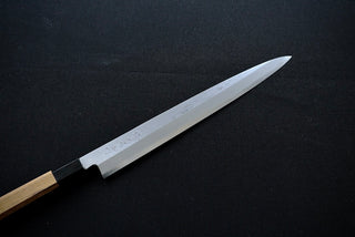 Sakai Kikumori White#1 Damascus Yanagiba 300mm - Thecooksedge