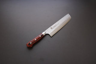 Sakai Takayuki 33 Layer damascus Nakiri 160mm - Thecooksedge