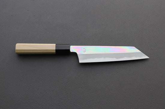 Sakai Kikumori CHOYO Kiritsuke Santoku 180mm - Thecooksedge