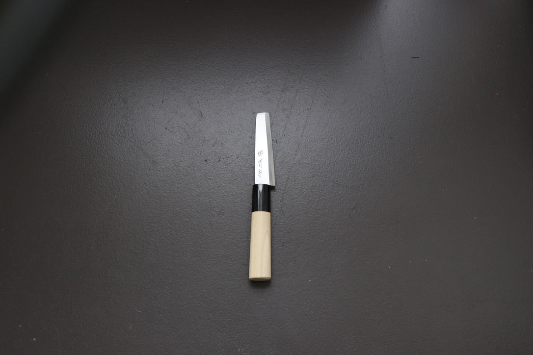 Sakai Kikumori Gokujyo Nagoya-Saki (Nagoya style) Eel knife 105mm - Thecooksedge