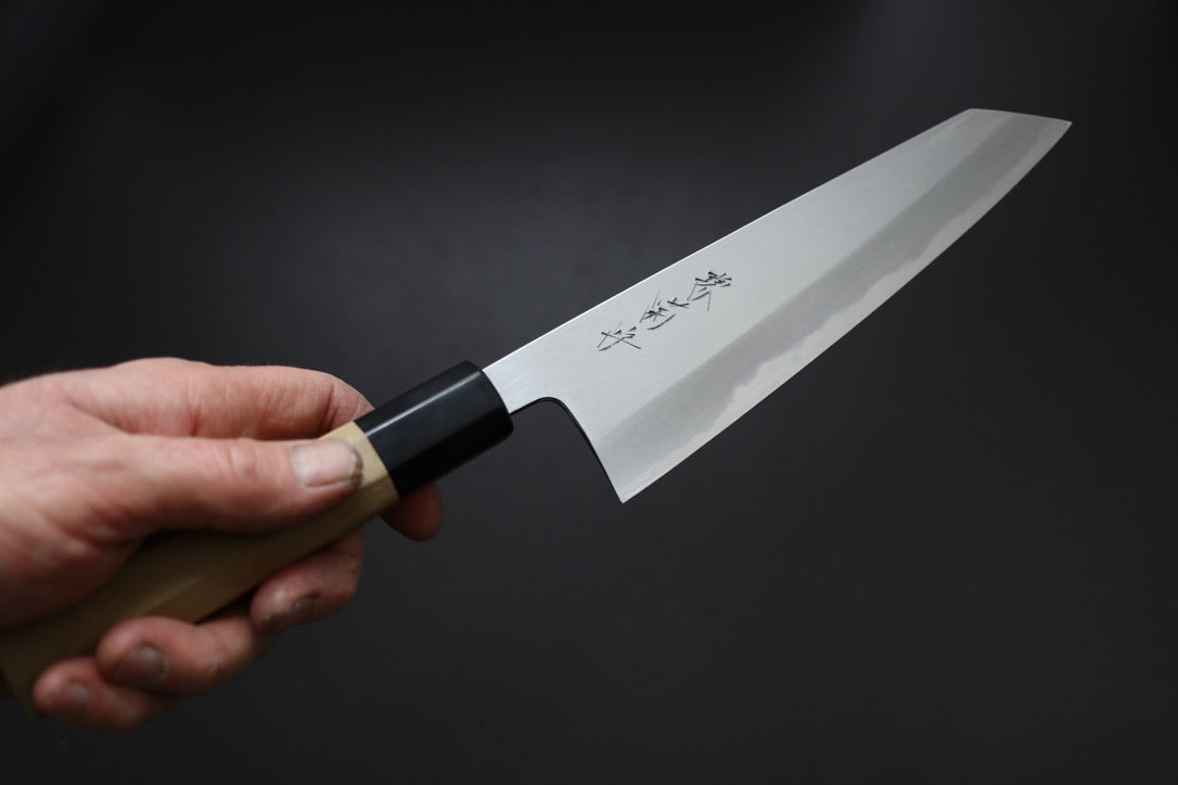 Sakai Kikumori x  Yoshikazu Tanaka Gokujyo Kiritsuke 195mm - Thecooksedge