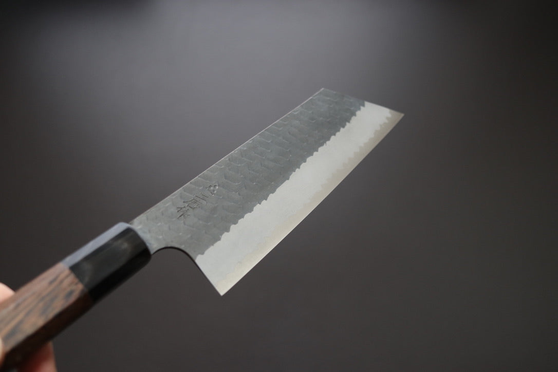 Nigara Hamono Kurouchi SG2 Nakiri 180mm - Thecooksedge