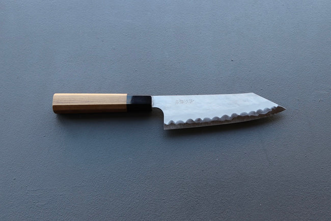Nigara Hamono AS Tsuchime Bunka 180mm - Thecooksedge