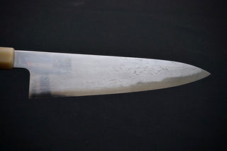 Komorebi Damascus Blue #1 Gyuto 210mm - Thecooksedge