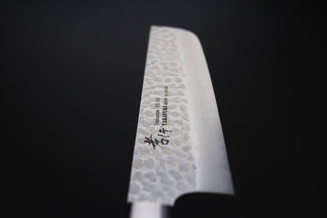 Sakai Takayuki 33 Layer damascus Nakiri 160mm - Thecooksedge